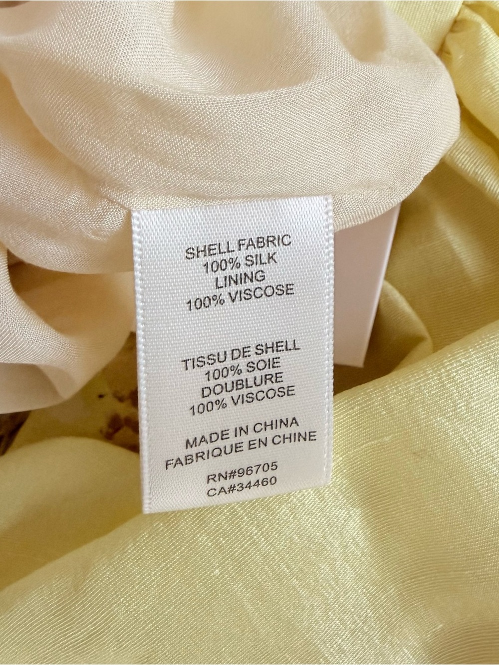 NWT Rebecca Taylor Positano Dress - Lemonade - Picture 9 of 10
